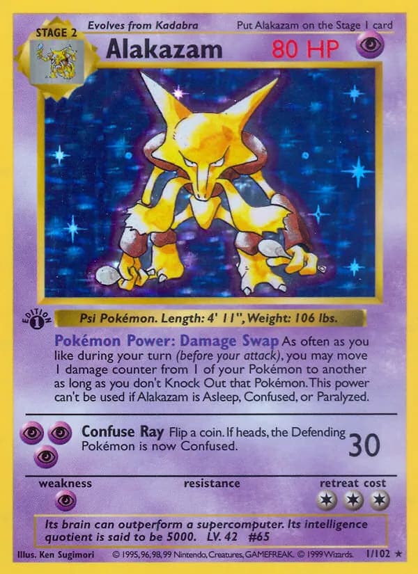 Alakazam – Base Set 1