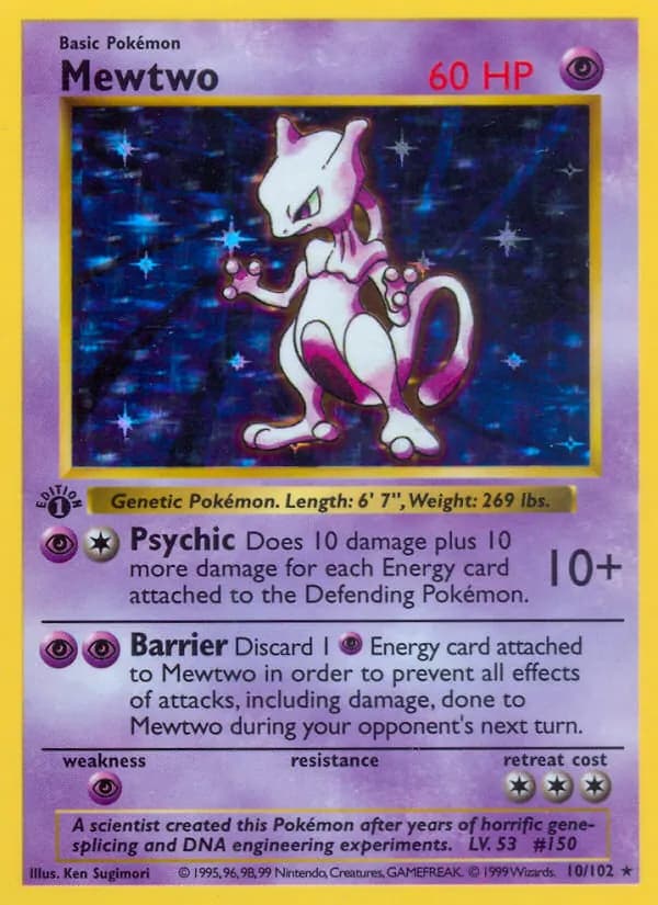 Mewtwo – Base Set 10