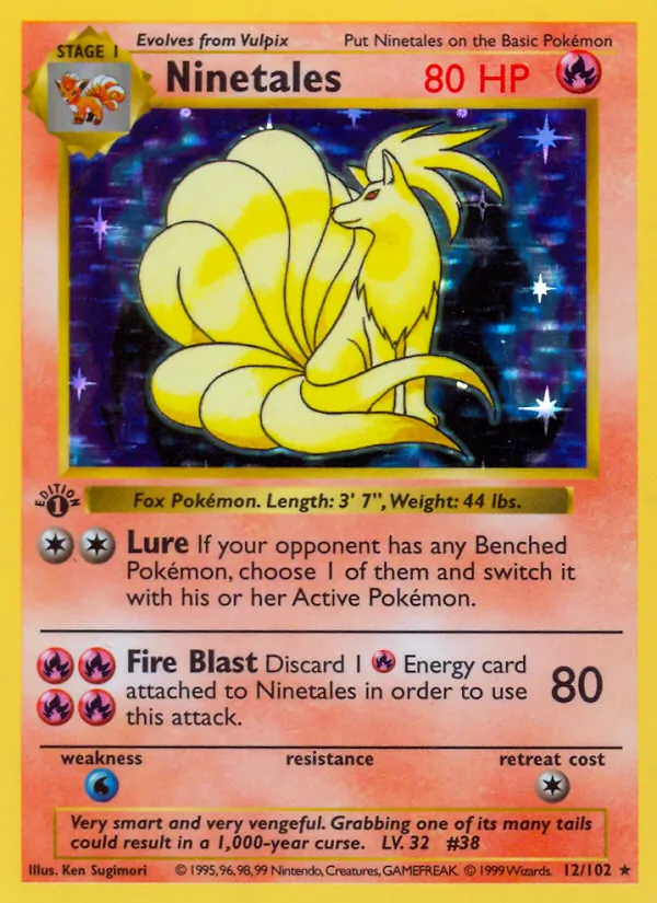 Ninetales – Base Set 12