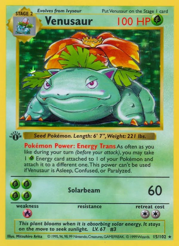 Venusaur – Base Set 15