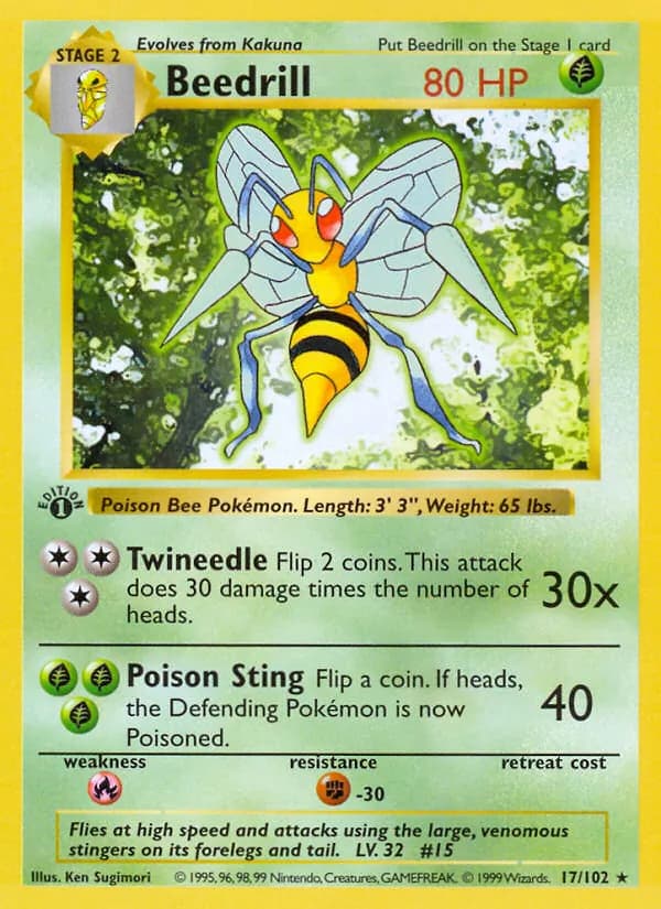 Beedrill – Base Set 17