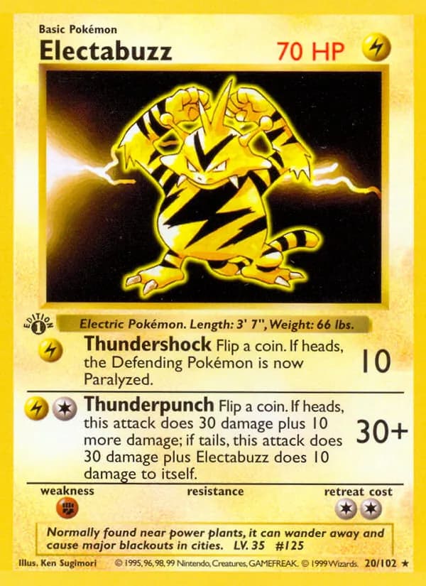 Electabuzz – Base Set 20