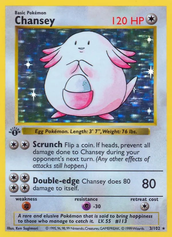 Chansey – Base Set 3