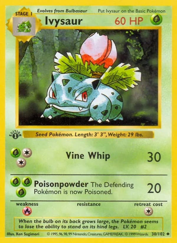 Ivysaur – Base Set 30