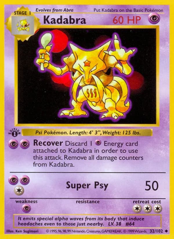 Kadabra – Base Set 32