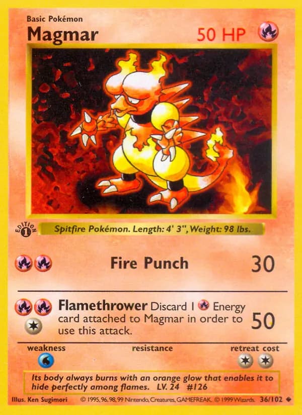 Magmar – Base Set 36