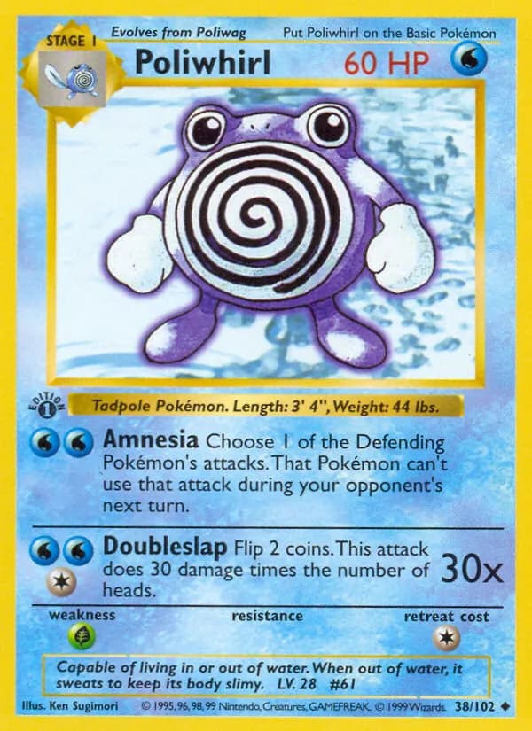 Poliwhirl – Base Set 38