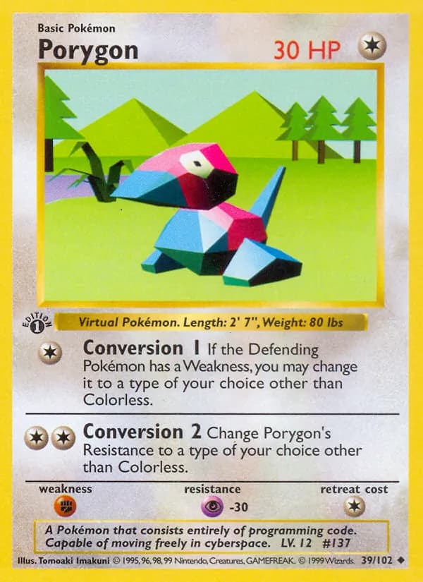 Porygon – Base Set 39