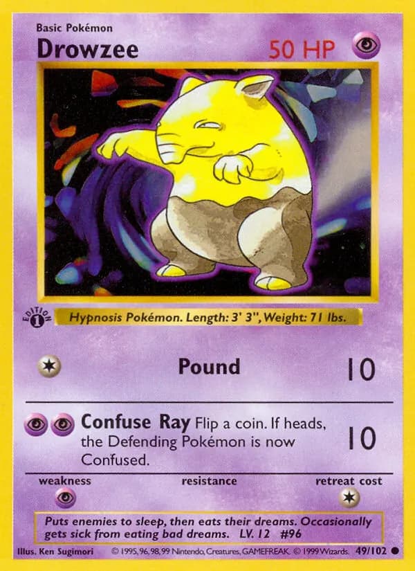Drowzee – Base Set 49