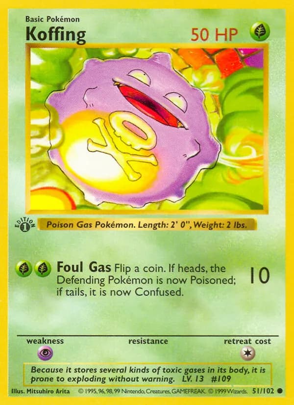 Koffing – Base Set 51