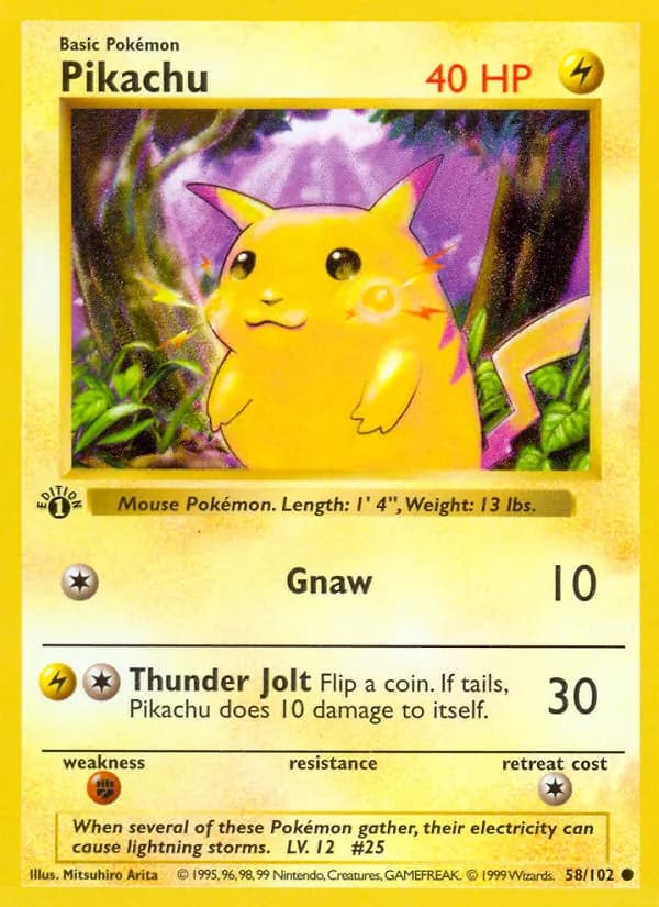 Pikachu – Base Set 58