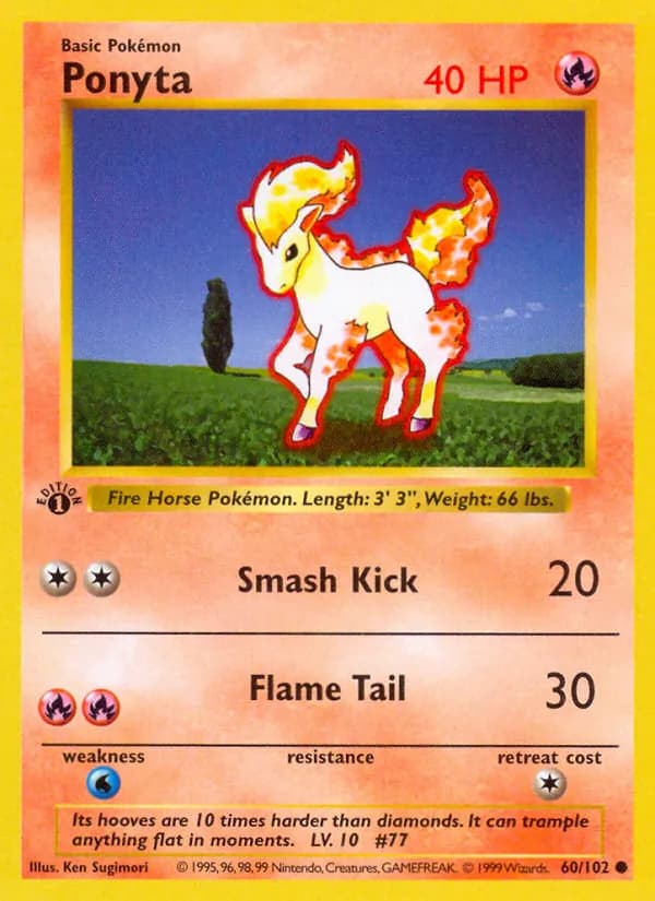 Ponyta – Base Set 60