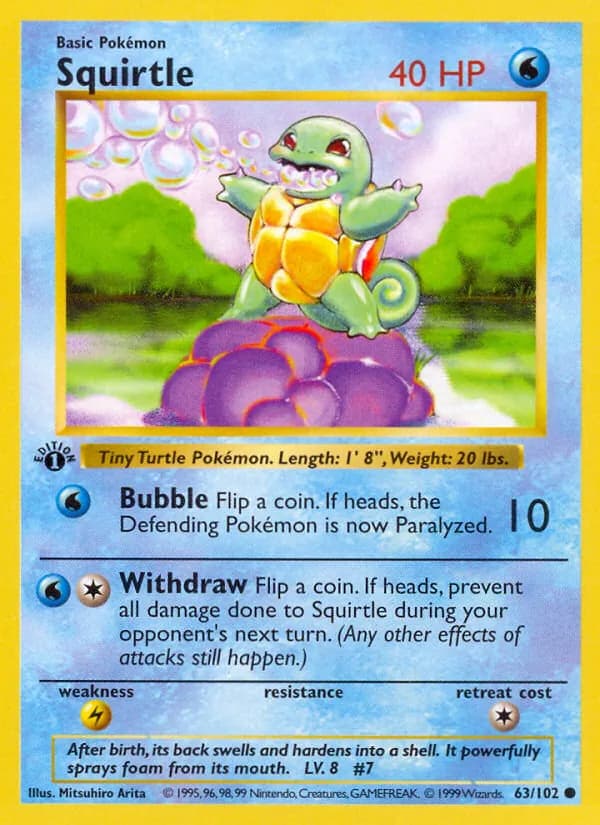Squirtle – Base Set 63