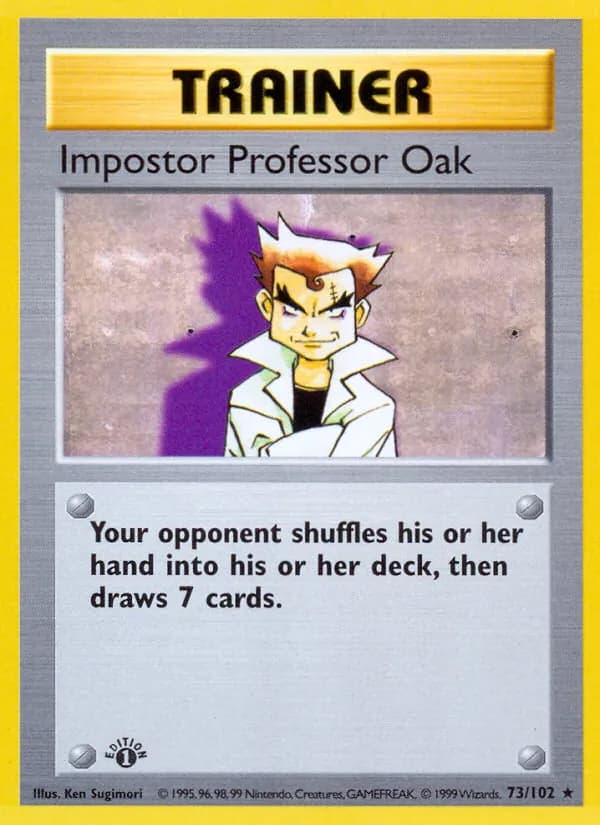 Impostor Professor Oak – Base Set 73