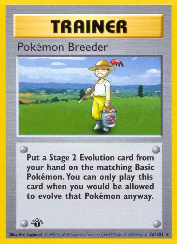 Pokémon Breeder – Base Set 76