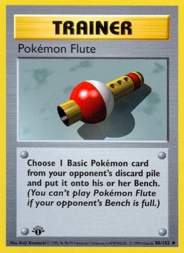Pokémon Flute – Base Set 86