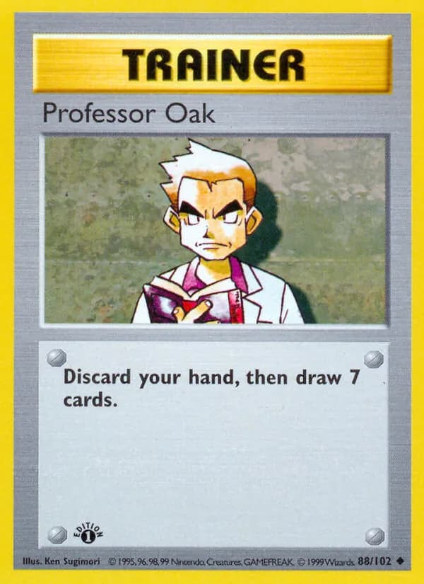 Professor Oak – Base Set 88