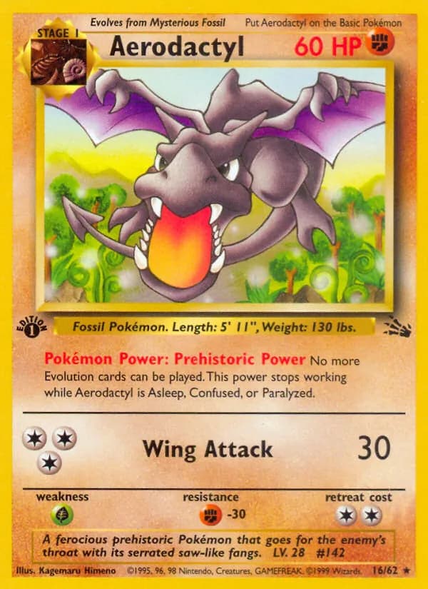 Aerodactyl – Fossil 16