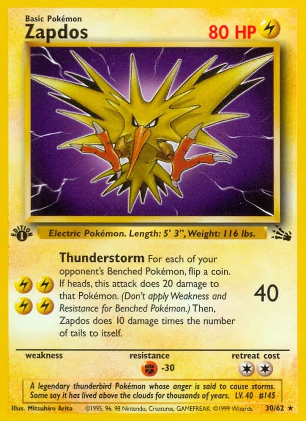 Zapdos – Fossil 30