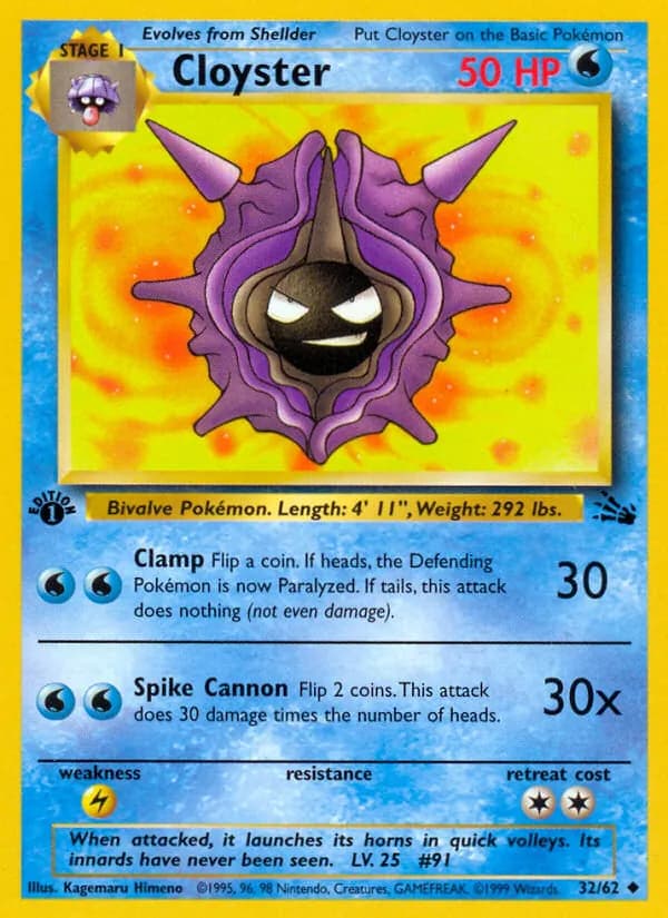 Cloyster – Fossil 32