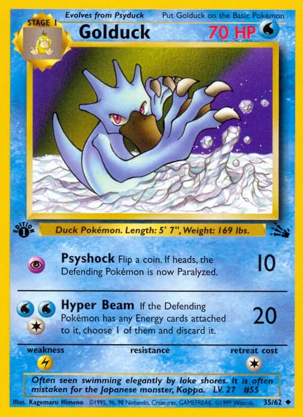 Golduck – Fossil 35