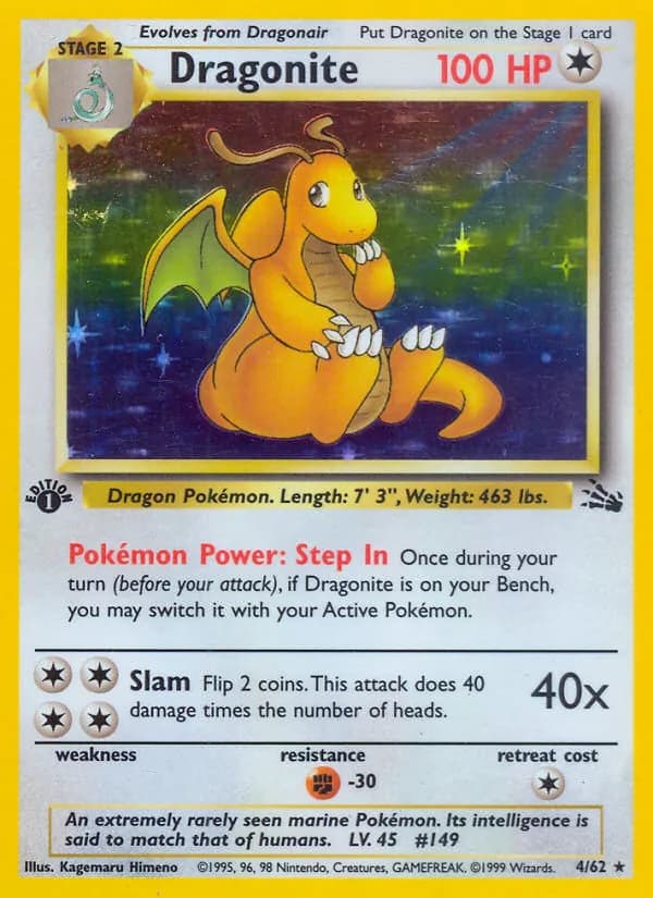 Dragonite – Fossil 4
