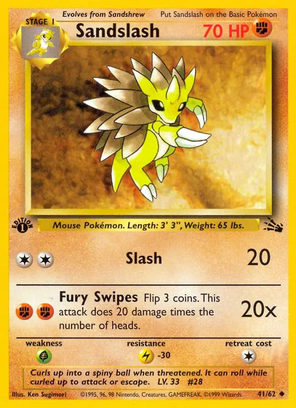 Sandslash – Fossil 41
