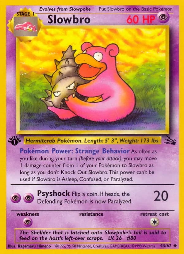 Slowbro – Fossil 43