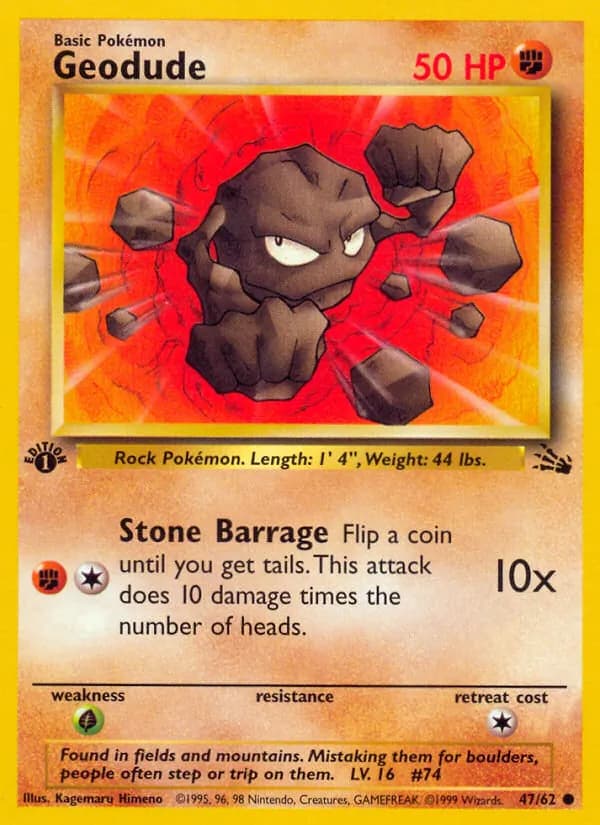 Geodude – Fossil 47