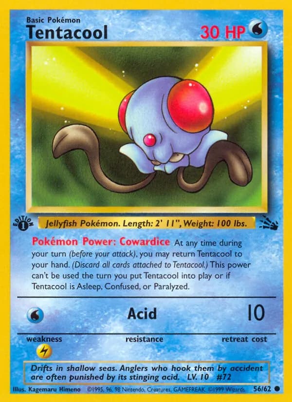 Tentacool – Fossil 56