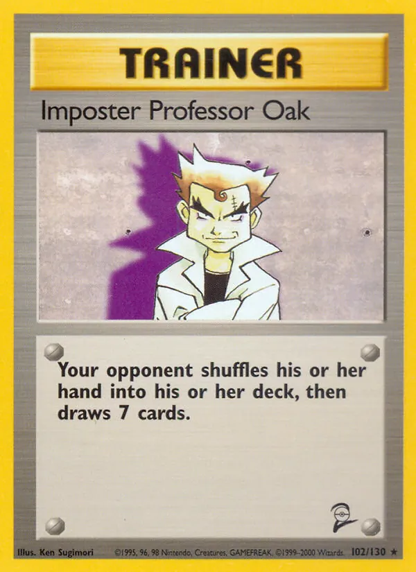Impostor Professor Oak – Base Set 2 102