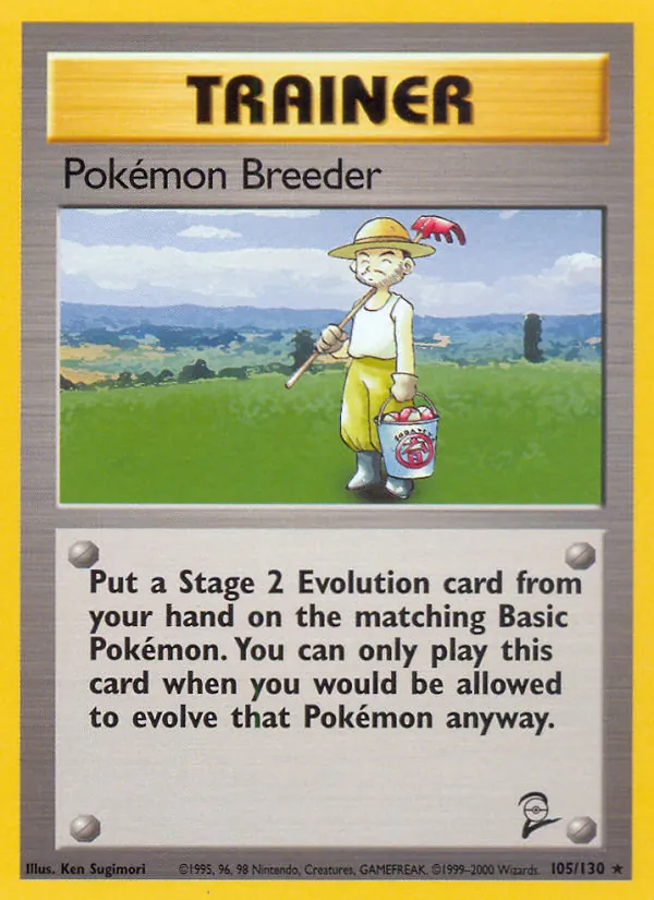 Pokémon Breeder – Base Set 2 105