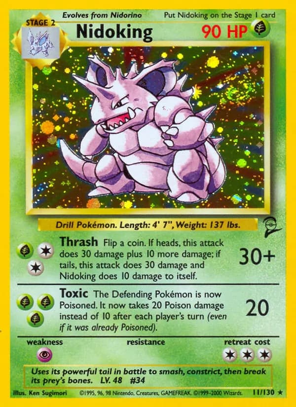 Nidoking – Base Set 2 11