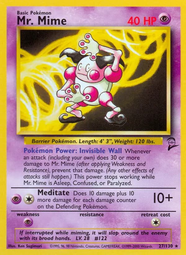 Mr. Mime – Base Set 2 27