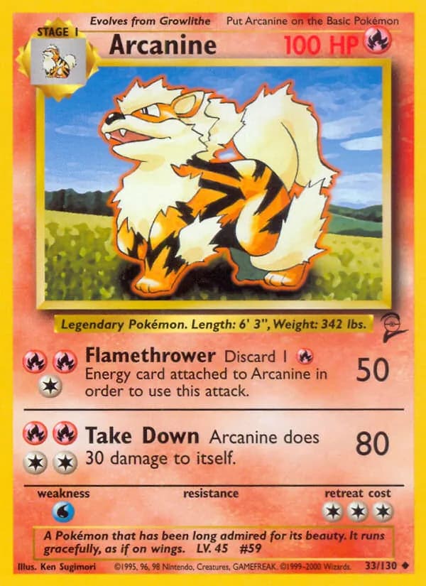 Arcanine – Base Set 2 33