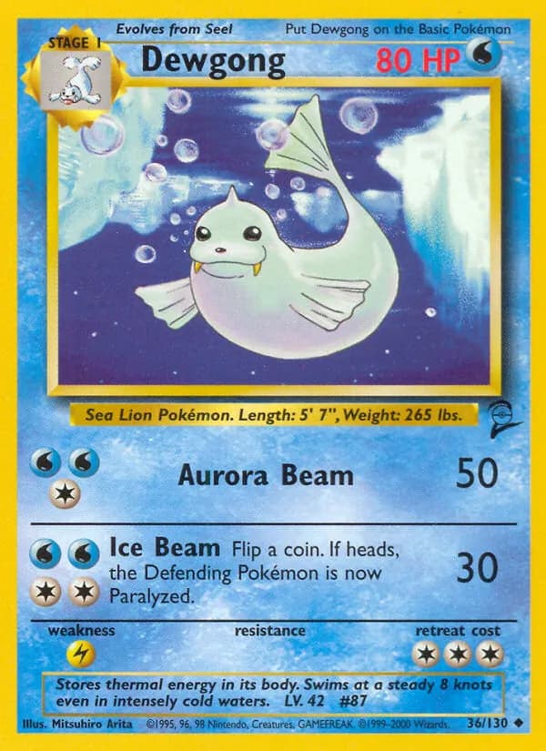 Dewgong – Base Set 2 36