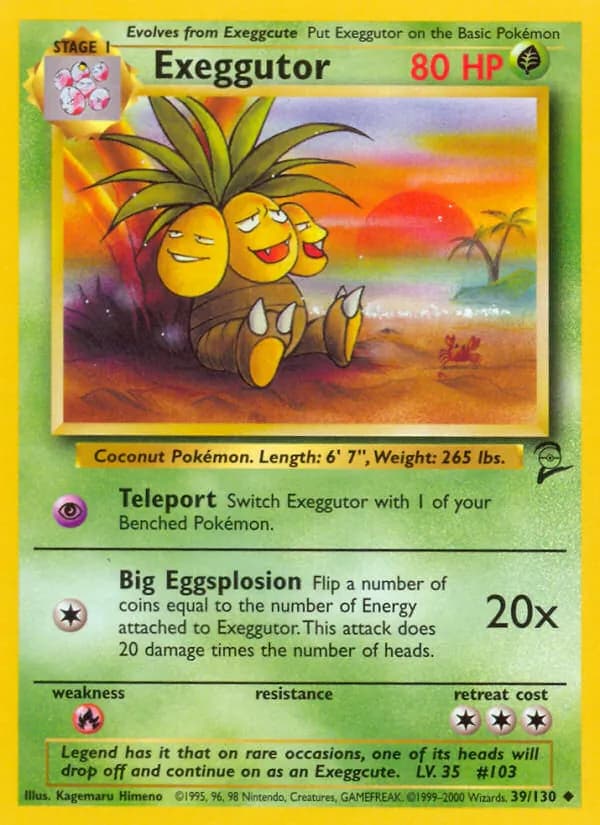 Exeggutor – Base Set 2 39