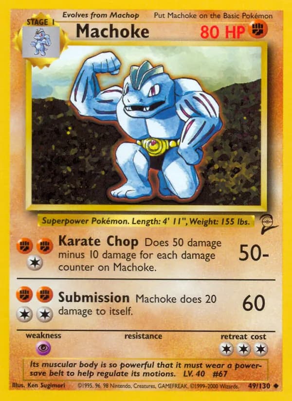 Machoke – Base Set 2 49