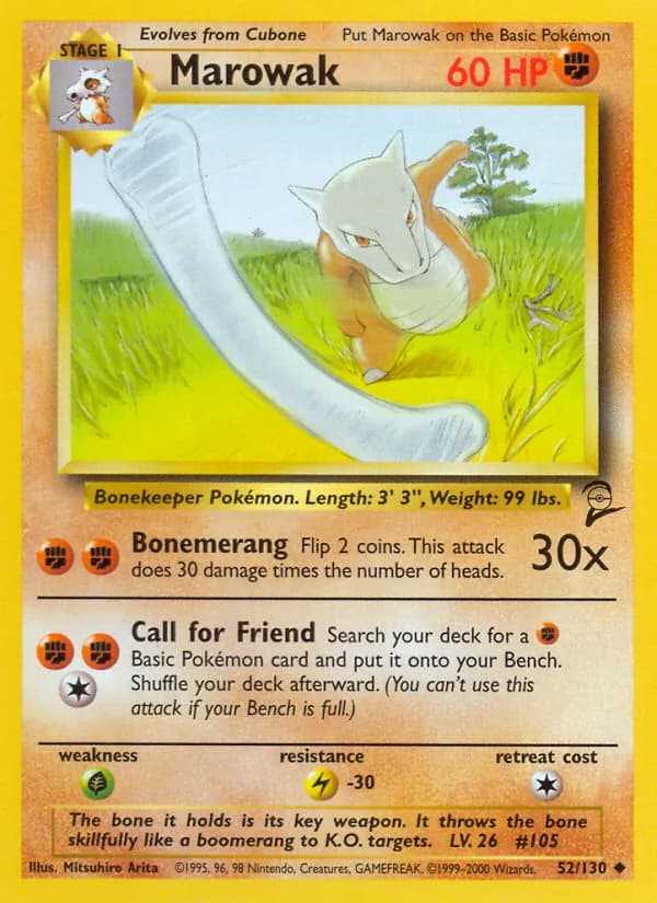 Marowak – Base Set 2 52