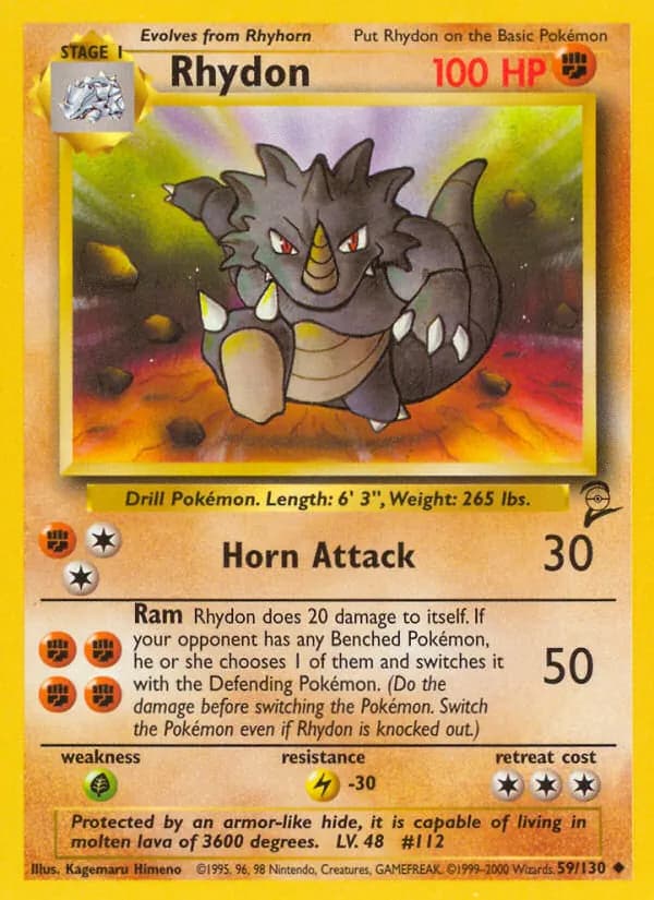 Rhydon – Base Set 2 59