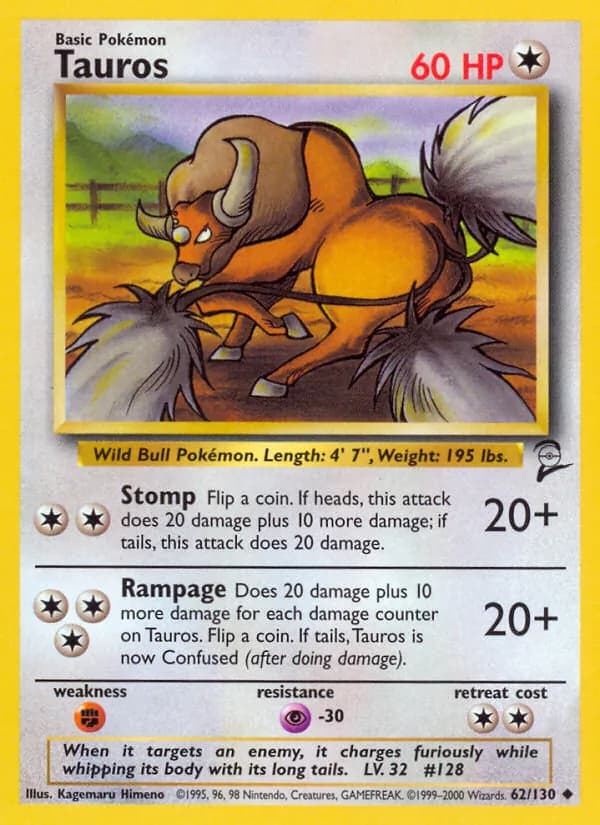 Tauros – Base Set 2 62
