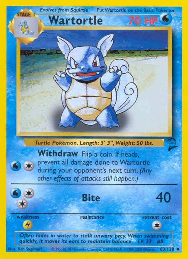 Wartortle – Base Set 2 63