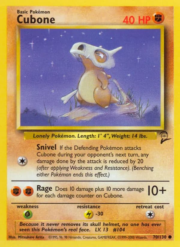 Cubone – Base Set 2 70