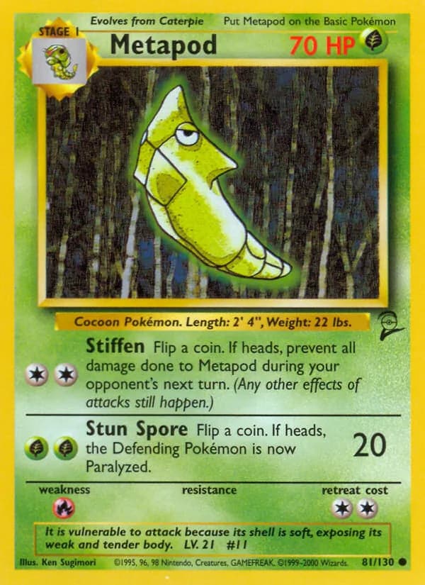 Metapod – Base Set 2 81