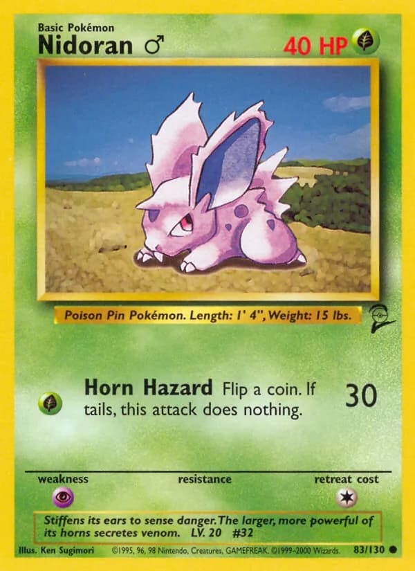 Nidoran♂ – Base Set 2 83