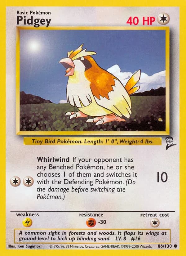 Pidgey – Base Set 2 86
