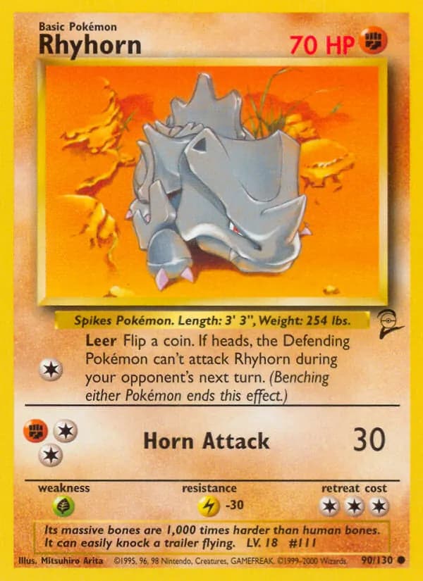 Rhyhorn – Base Set 2 90