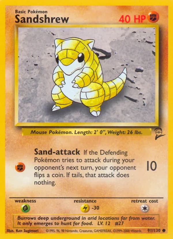 Sandshrew – Base Set 2 91