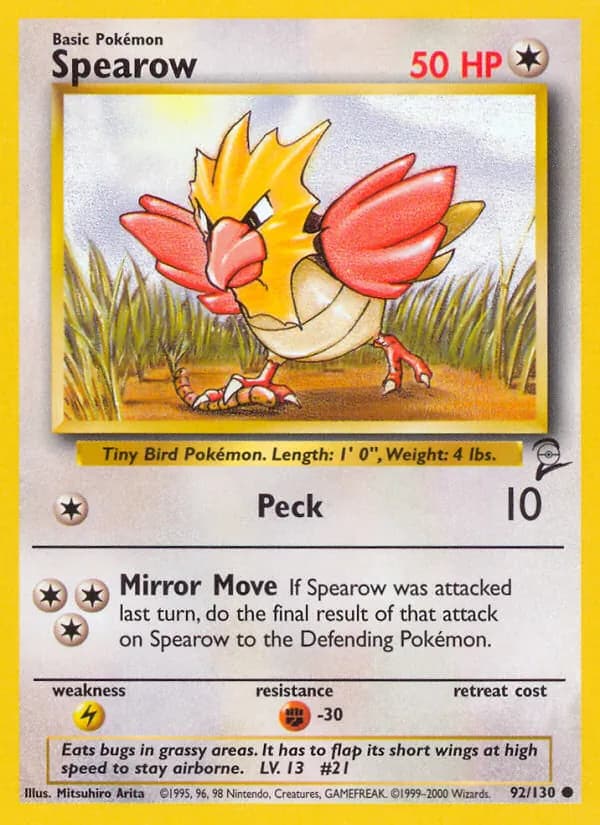Spearow – Base Set 2 92