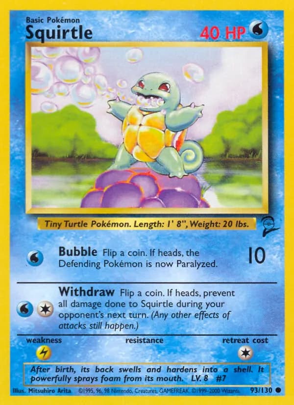 Squirtle – Base Set 2 93